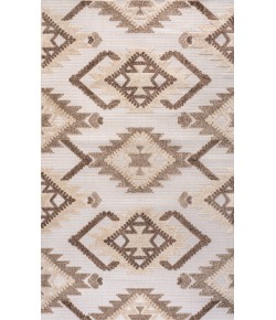 Jonathany South Beach SBH107C Brown/Ivory Area Rug 4 ft. X 6 ft. Rectangle