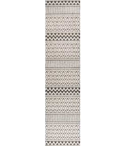 Jonathany South Beach SBH109B Cream/Black Area Rug 2 ft. X 8 ft. Runner