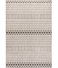 SOUTH BEACH Area Rug Ormond High-Low Modern Trellis Geometric Cream/Black 8 ft. x 10 ft. Indoor/Outdoor Area Rug