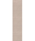 SOUTH BEACH Area Rug Ormond High-Low Modern Trellis Geometric Beige/Gray 2 ft. x 8 ft. Indoor/Outdoor Runner Rug