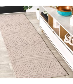 Jonathany South Beach SBH109C Beige/Gray Area Rug 2 ft. X 8 ft. Runner