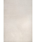 Skagen Minimalist Curve Geometric Ivory/Cream 8 ft. x 10 ft. Area Rug
