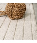 Odense Minimalist Angle Geometric Ivory/Cream 5 ft. x 8 ft. Area Rug