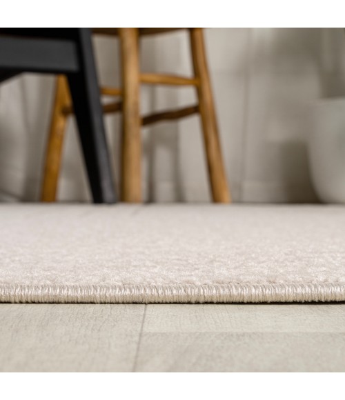 SCANDINAVIAN Area Rug Odense Minimalist Angle Geometric Ivory/Cream 2 ft. x 8 ft. Runner Rug