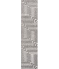 Jonathany Scandinavian SCN101B Gray/Ivory Area Rug 2 ft. X 8 ft. Runner