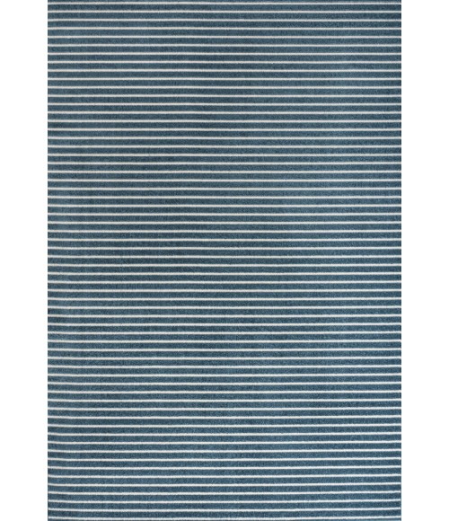 SCANDINAVIAN Area Rug Aarhus Minimalist Scandi Striped Navy/ivory 4 ft. x 6 ft. Area Rug
