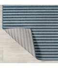 SCANDINAVIAN Area Rug Aarhus Minimalist Scandi Striped Navy/ivory 4 ft. x 6 ft. Area Rug