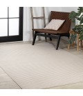 SCANDINAVIAN Area Rug Aarhus Minimalist Scandi Striped Ivory/Cream 8 ft. x 10 ft. Area Rug