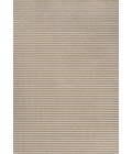 Aarhus Minimalist Scandi Striped Beige/Cream 8 ft. x 10 ft. Area Rug