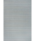 Aarhus Minimalist Scandi Striped Blue/Ivory 8 ft. x 10 ft. Area Rug