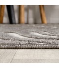 SCANDINAVIAN Area Rug Maribo Abstract Groovy Striped Gray/Ivory 5 ft. x 8 ft. Area Rug