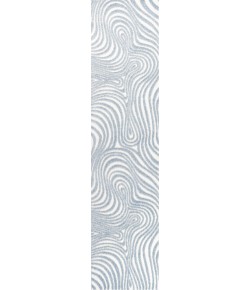 Jonathany Scandinavian SCN103C Light Blue/Ivory Area Rug 2 ft. X 8 ft. Runner