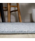 SCANDINAVIAN Area Rug Maribo Abstract Groovy Striped Light Blue/Ivory 2 ft. x 8 ft. Runner Rug