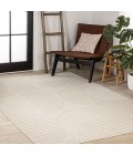 SCANDINAVIAN Area Rug Nordby Geometric Arch Scandi Striped Ivory/Cream 3 ft. x 5 ft. Area Rug