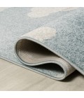 SCANDINAVIAN Area Rug Hedwig Youth Cloud Scandi Rug Blue/Ivory 2 ft. x 8 ft. Runner Rug
