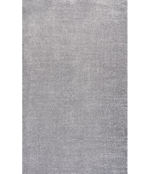 SUPERSOFT Area Rug Haze Solid Low-Pile Gray 12 ft. x 15 ft. Area Rug