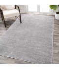 SUPERSOFT Area Rug Haze Solid Low-Pile Gray 12 ft. x 15 ft. Area Rug