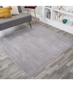 Jonathany Supersoft SEU100A Gray Area Rug 9 ft. X 9 ft. Square