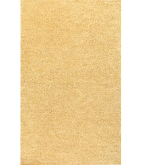 SUPERSOFT Area Rug Haze Solid Low-Pile Mustard 12 ft. x 15 ft. Area Rug