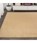 SUPERSOFT Area Rug Haze Solid Low-Pile Mustard 12 ft. x 15 ft. Area Rug