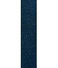 Haze Solid Low-Pile Navy 2 ft. x 16 ft. Runner Rug