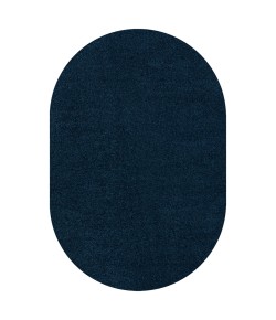 Jonathany Supersoft SEU100C Navy Area Rug 6 ft. 2 in. X 9 ft. Oval