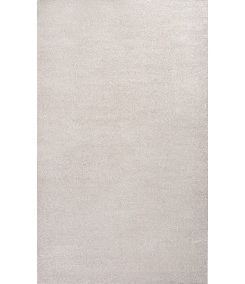 SUPERSOFT Area Rug Haze Solid Low-Pile Ivory 12 ft. x 15 ft. Area Rug
