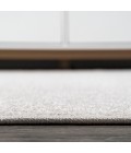 SUPERSOFT Area Rug Haze Solid Low-Pile Ivory 8' Round Area Rug