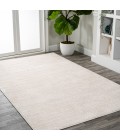 SUPERSOFT Area Rug Haze Solid Low-Pile Ivory 12 ft. x 15 ft. Area Rug