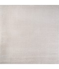 SUPERSOFT Area Rug Haze Solid Low-Pile Ivory 6' Square Area Rug