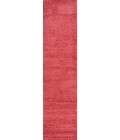 Haze Solid Low-Pile Red 2 ft. x 16 ft. Runner Rug