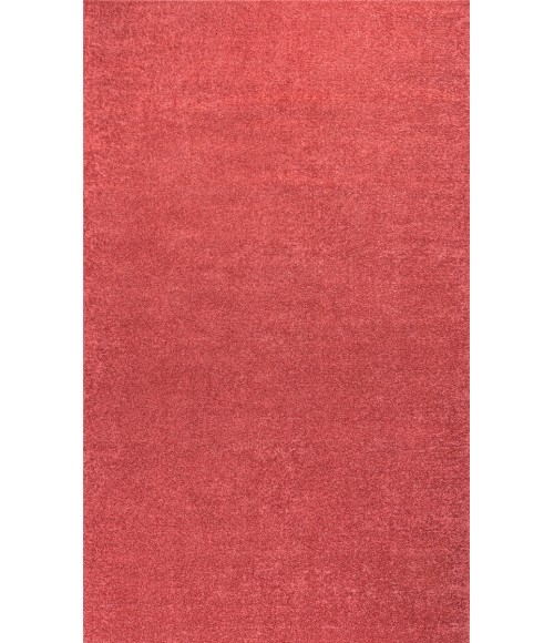 Haze Solid Low-Pile Red 3 ft. x 5 ft. Area Rug