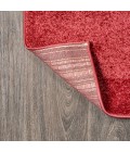 Haze Solid Low-Pile Red 3 ft. x 5 ft. Area Rug