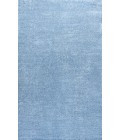 SUPERSOFT Area Rug Haze Solid Low-Pile Classic Blue 5 ft. x 8 ft. Area Rug