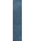 SUPERSOFT Area Rug Haze Solid Low-Pile Turquoise 2 ft. x 16 ft. Runner Rug