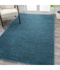 Haze Solid Low-Pile Turquoise 3 ft. x 5 ft. Area Rug