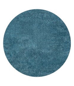 Jonathany Supersoft SEU100H Turquoise Area Rug 4 ft. X 4 ft. Round