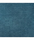 Haze Solid Low-Pile Turquoise 7' Square Area Rug