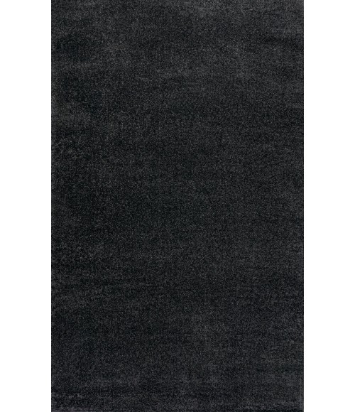 SUPERSOFT Area Rug Haze Solid Low-Pile Black 12 ft. x 15 ft. Area Rug