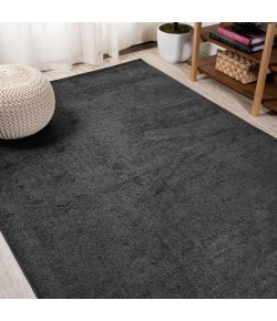 Jonathany Supersoft SEU100I Black Area Rug 2 ft. 9 in. X 5 ft. Rectangle