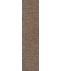 SUPERSOFT Area Rug Haze Solid Low-Pile Brown 2 ft. x 12 ft. Runner Rug