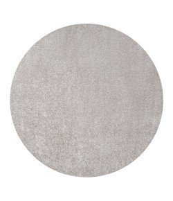 Jonathany Supersoft SEU100K Light Gray Area Rug 5 ft. 3 in. X 5 ft. 3 in. Round