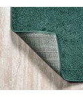 Haze Solid Low-Pile Emerald 5 ft. x 8 ft. Oval Area Rug