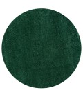 SUPERSOFT Area Rug Haze Solid Low-Pile Emerald 8' Round Area Rug
