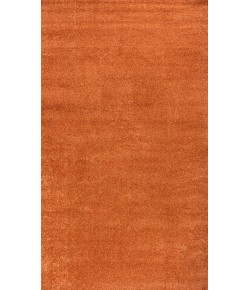 Jonathany Supersoft SEU100M Orange Area Rug 6 ft. 2 in. X 9 ft. Rectangle