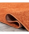 SUPERSOFT Area Rug Haze Solid Low-Pile Orange 6 ft. x 9 ft. Area Rug