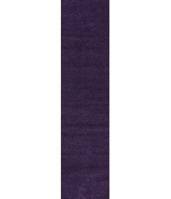 Jonathany Supersoft SEU100N Purple Area Rug 2 ft. X 14 ft. Runner