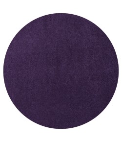 Jonathany Supersoft SEU100N Purple Area Rug 5 ft. 3 in. X 5 ft. 3 in. Round