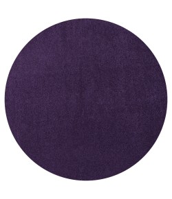 Jonathany Supersoft SEU100N Purple Area Rug 6 ft. 2 in. X 6 ft. 2 in. Round