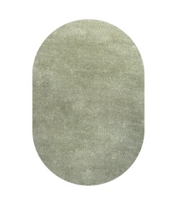 Jonathany Supersoft SEU100O Green Area Rug 6 ft. 2 in. X 9 ft. Oval